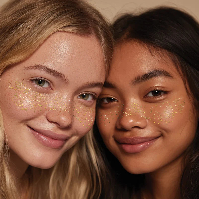 Kuinka tehdä glitter pisamat? Näin onnistut helposti kotona