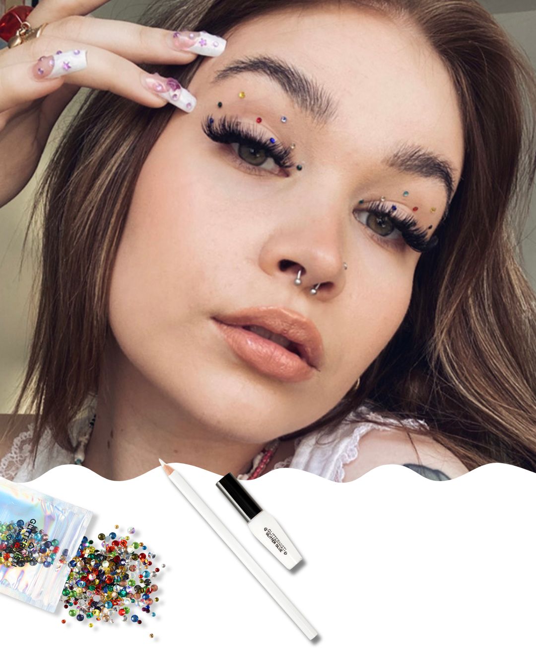 RAINBOW EYE GEMS – Osta look settinä