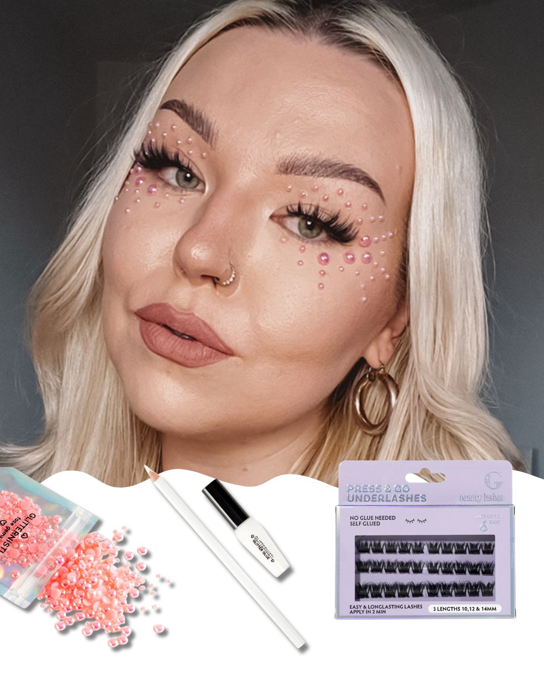 BABY PINK PEARL EYES – Osta look settinä