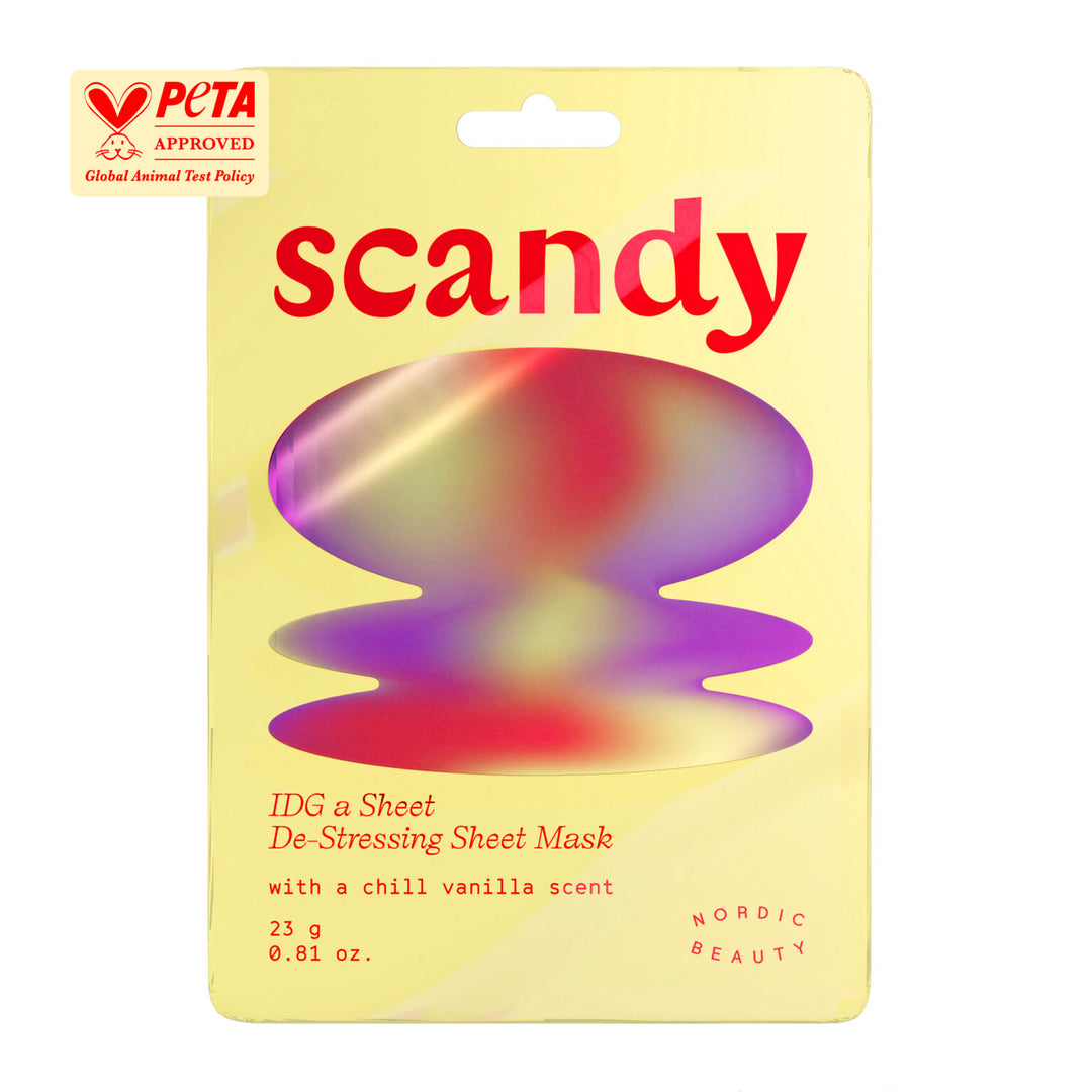 SCANDY IDG a Sheet De-Stressing Sheet Mask rauhoittava kasvomaski