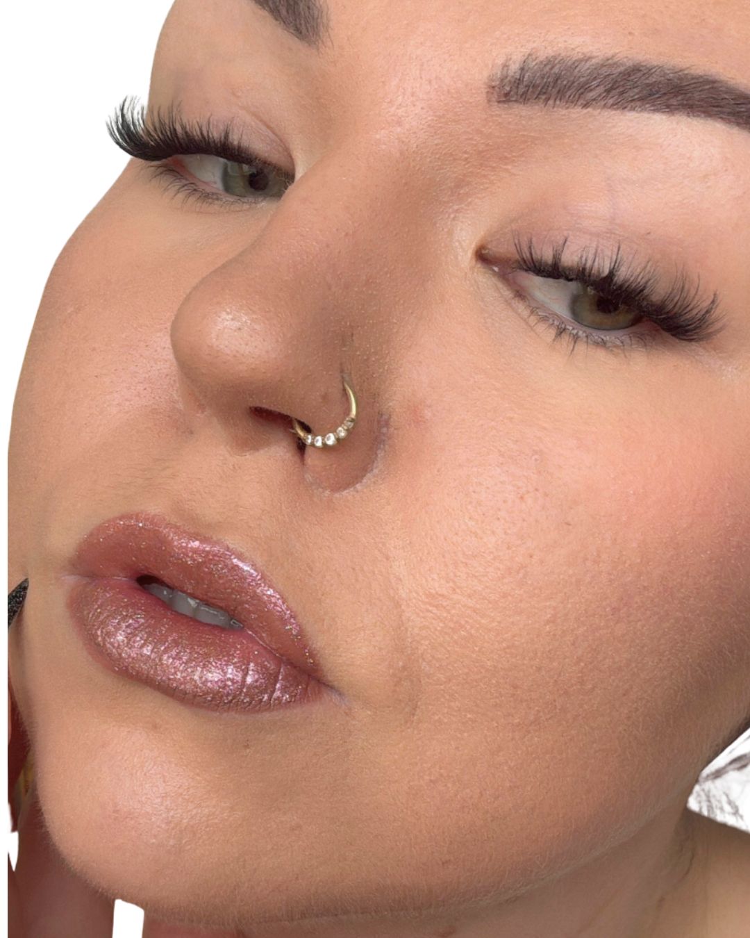 GLAM RIOT ROSE GOLD VANDAL glitter gloss huulikiilto