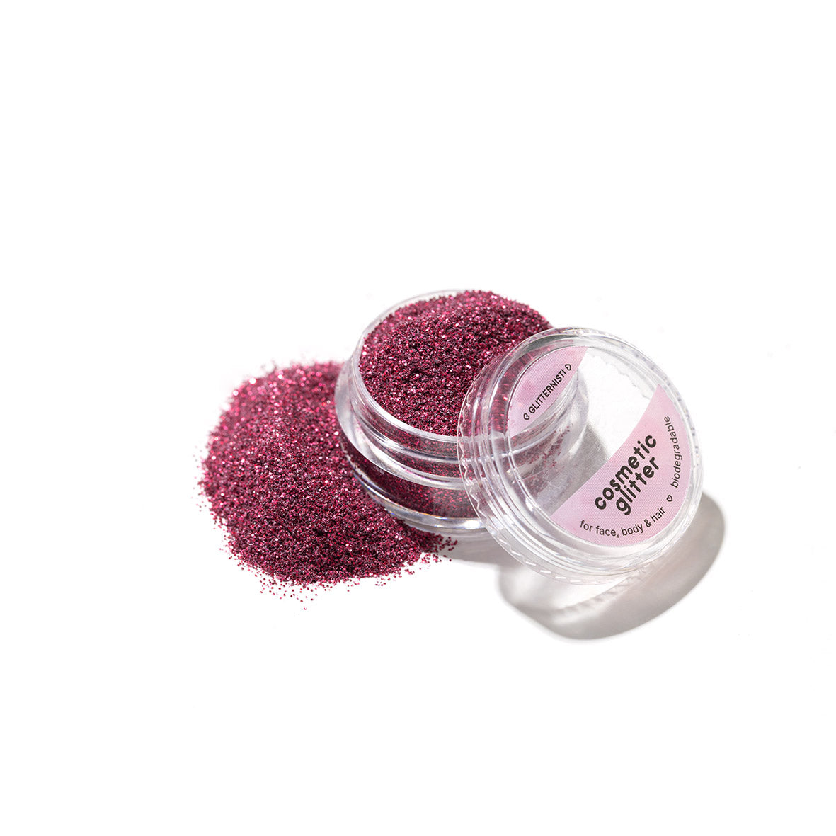 GLITTERNISTI FINE ROSE PINK KOSMEETTINEN GLITTER