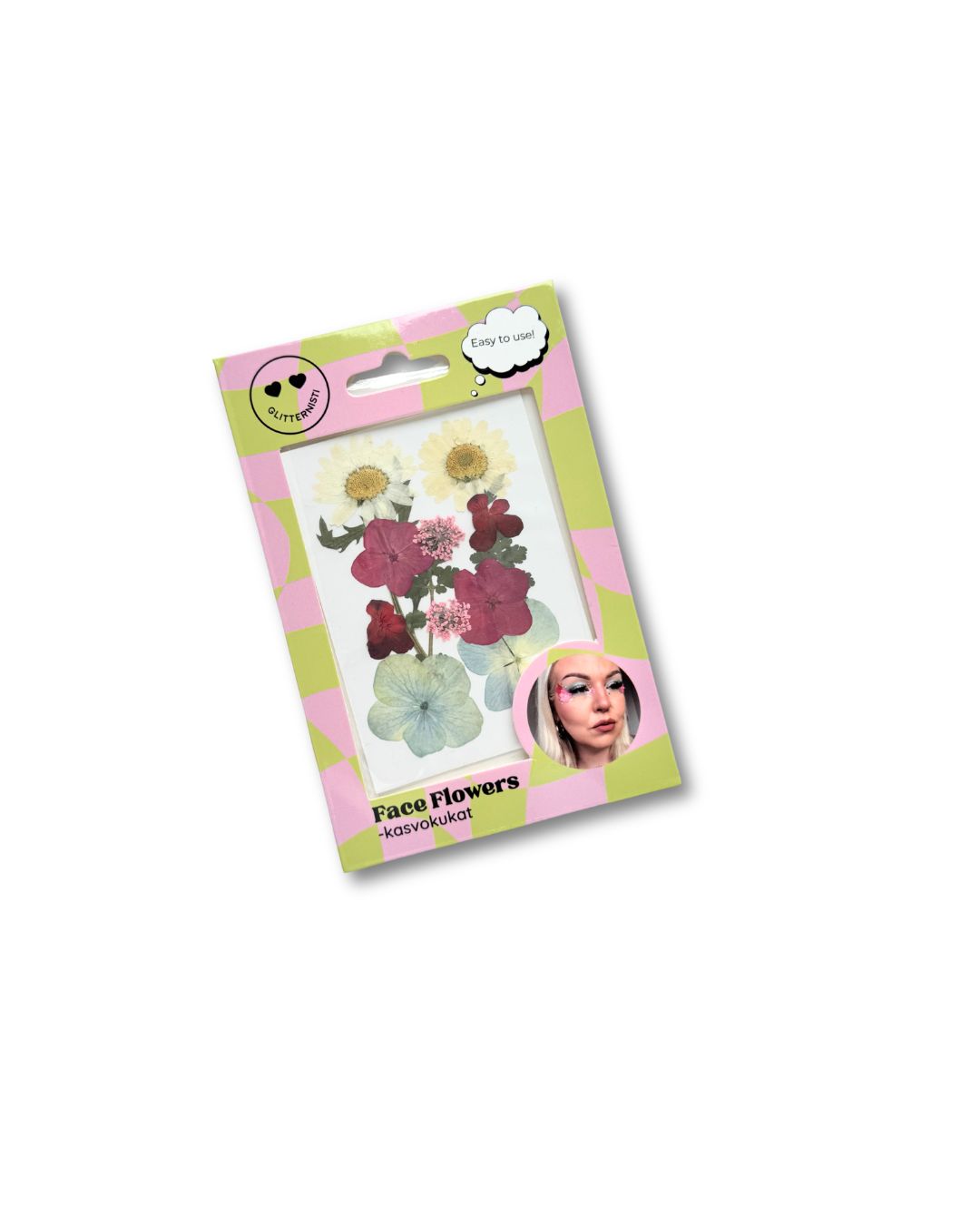 GLITTERNISTI Face Flowers kasvokukat Midnight