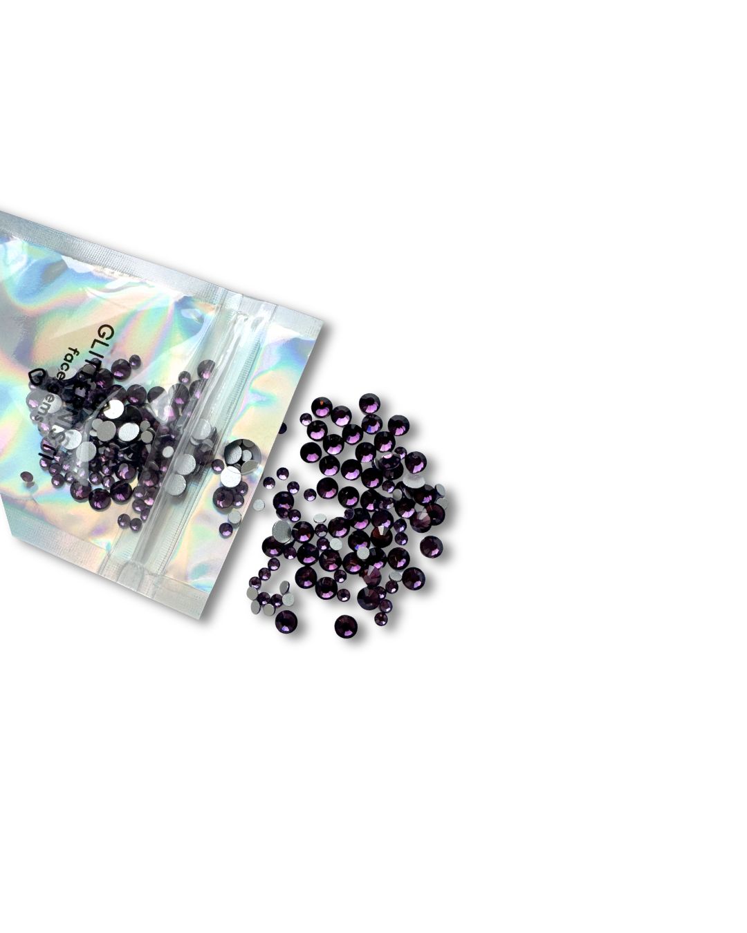 GLITTERNISTI MINI FACE GEMS IHOTIMANTIT - LAVENDER