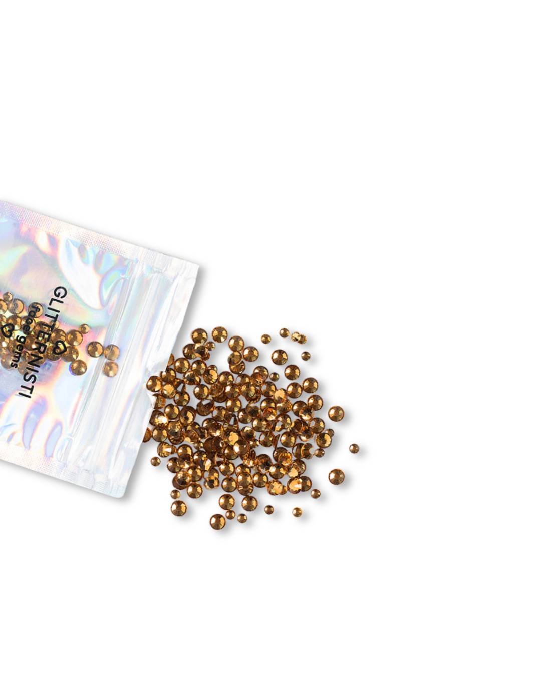 GLITTERNISTI MINI FACE GEMS IHOTIMANTIT - GOLD