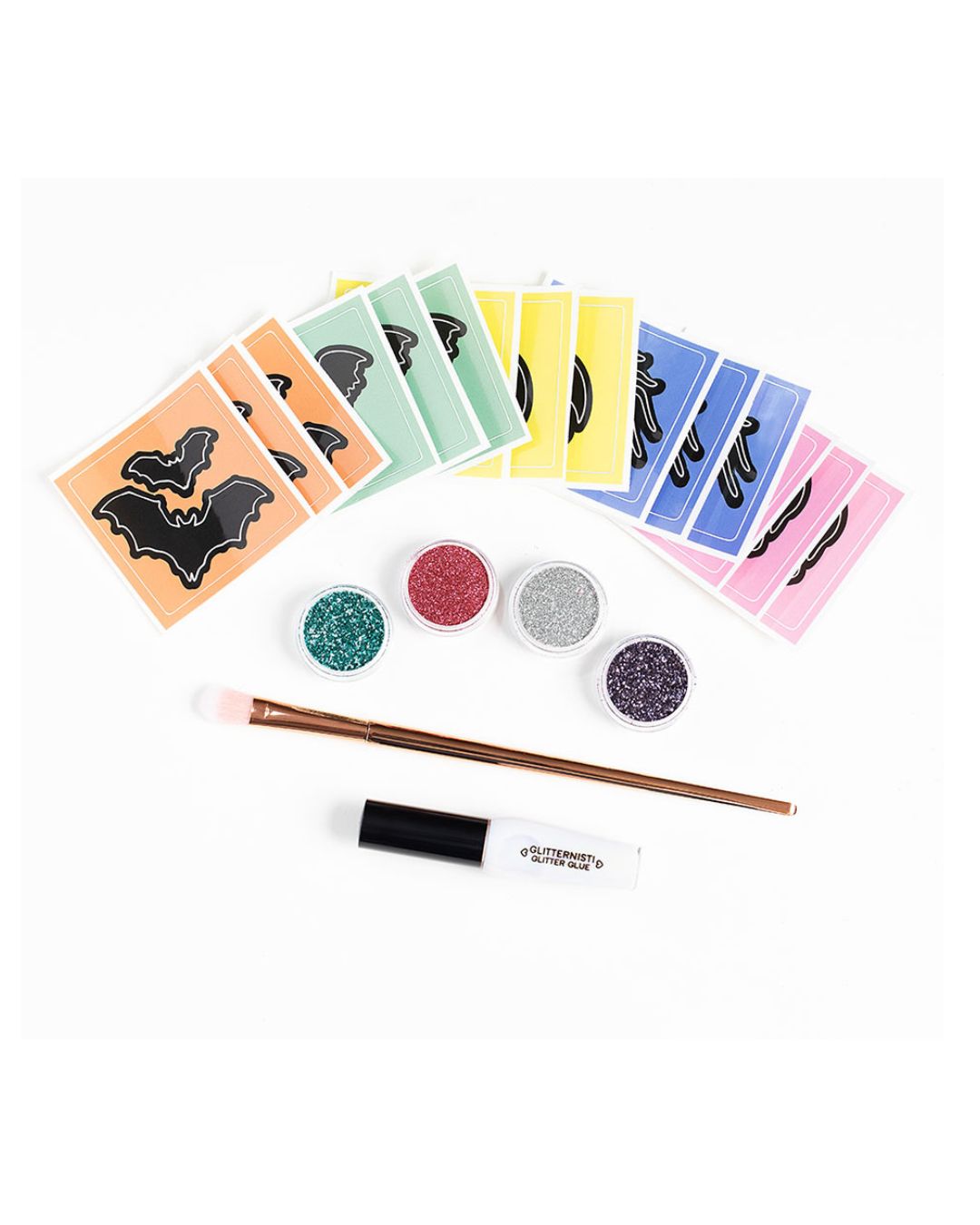 GLITTERNISTI Halloween Tricks glittertatuointi setti