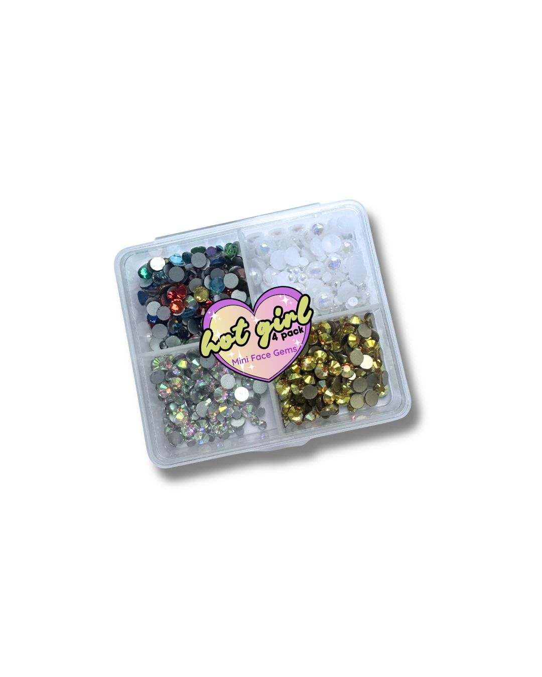 GLITTERNISTI HOT GIRL 4 PACK FACE GEMS - GEM DROP