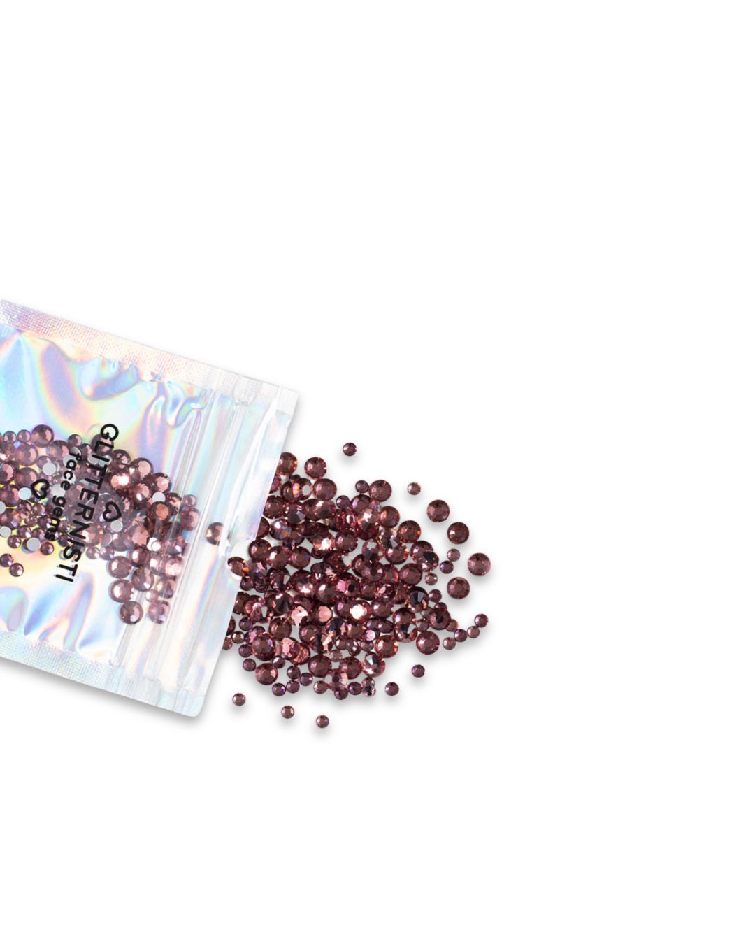 GLITTERNISTI MINI FACE GEMS IHOTIMANTIT - DARK PINK