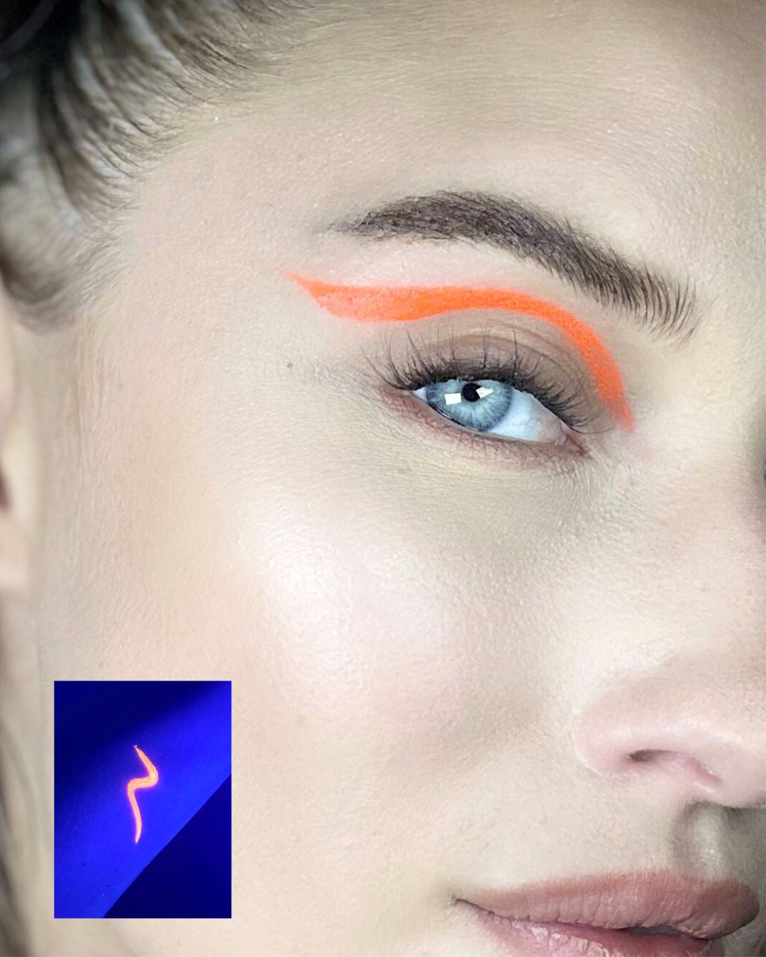 GLITTERNISTI UV NEON EYELINER - Orange