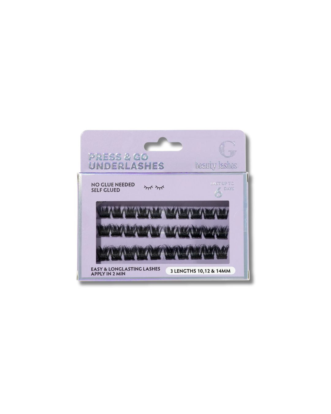 G BEAUTY LAB Press & go Underlashes Glam ripset
