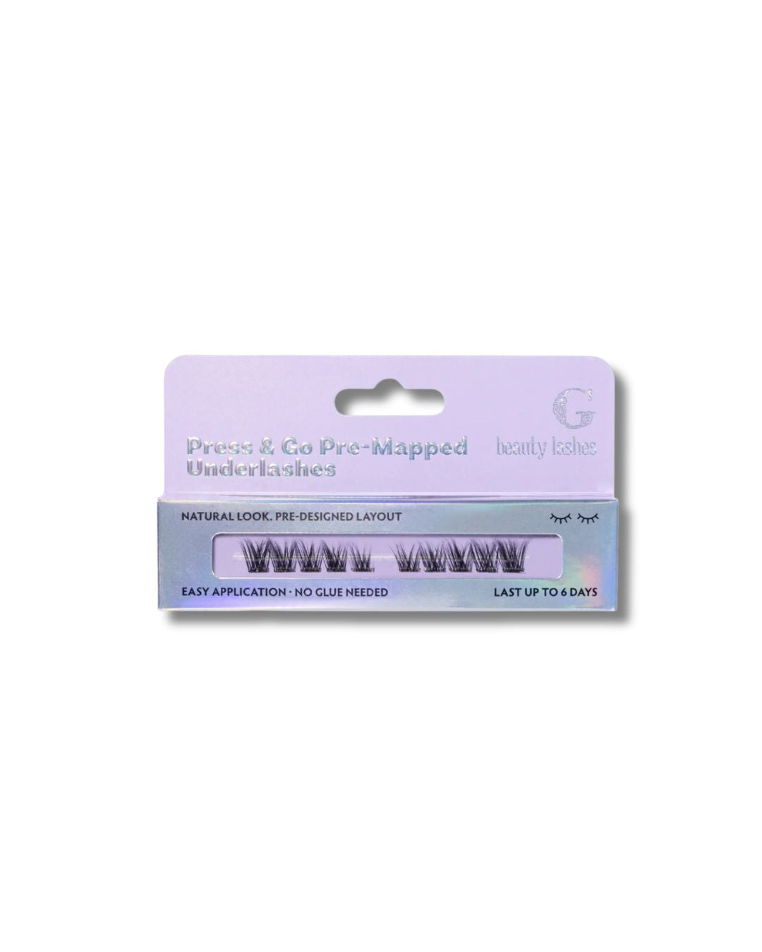 G BEAUTY LAB Press & Go Pre Mapped Underlashes Blush ripset