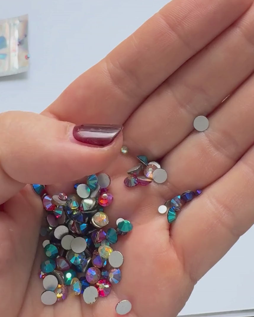 GLITTERNISTI MINI FACE GEMS IHOTIMANTIT - PASTEL RAINBOW